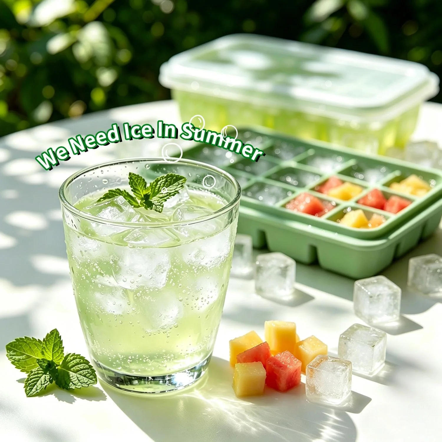 Ice Cube Trays with Lid, 2 Packs 30 Cubes Durable Stackable Flexible Silicone Ice Cube Trays for Freezer with Removable Silicone Lids for Baby Food - Image 4